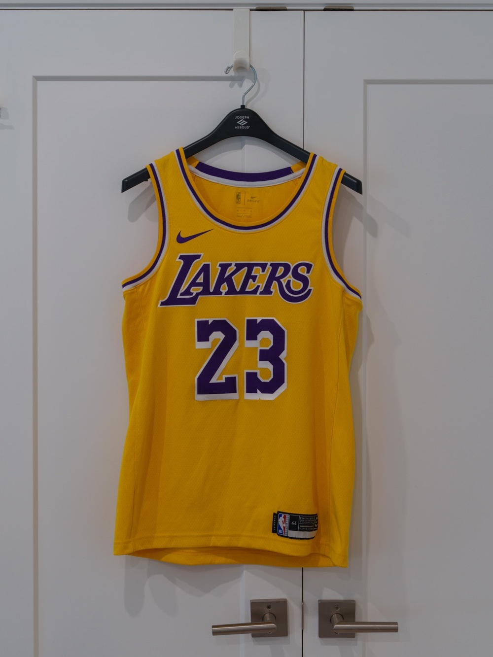 Nike Lakers #23 Jersey - Yellow and Purple